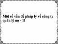 Một số vấn đề pháp lý về công ty quản lý nợ - 11