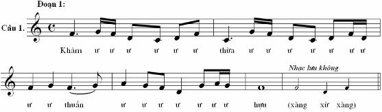 Câu 2 nhịp 10 đến nhịp 14 1 nhịp lưu không Đoạn 2 Câu 1 nhịp 16 đến nhịp 20 26