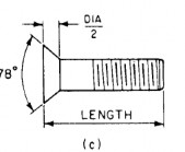 Hình 8 2 – Bu lông thép ít cacbon A307 cấp A Đầu bu lông do nhà sản xuất quy 2