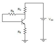 Hình 3 41 Mạch phân cực BJT dạng dùng điện trở hồi tiếp áp R B Xét vòng 1