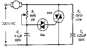 Hình 3 75 Mạch điều khiển môtơ AC Mạch này có cấu trúc gần giống với mạch 2