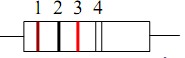 Điện trở 5 vòng màu ABCDE R ABCx10 D E Ví Dụ Nâu đen đen đỏ nhũ bạc R 10000 3