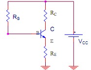 Hình 3 40 Mạch phân cực BJT dạng dùng điện trở giảm áp R B T a có V C C I B 11