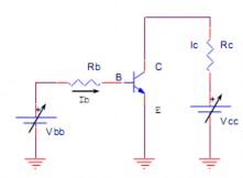 Hình 3 35 Mạch khảo sát đặc tuyến của BJT Xét mạch như hình 3 25 Với V BE là 6