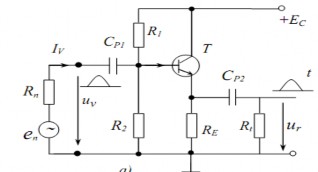 Hình 4 5 Mạch mắc theo kiều C chung CC Điện trở R E trong sơ đồ đóng vai trò 5