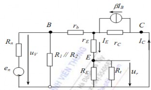  Tổng trở ngõ ra nhỏ từ vài chục  đến vài trăm  Mạch tương đương 6