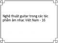 Một Số Đặc Điểm Về Thể Hiện Giai Điệu, Tiết Tấu, Nhịp Điệu Trong Các Tác Phẩm Guitar Việt Nam