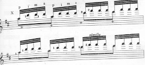 Tạ Tấn Vũ khúc Tây Nguyên tr 95 2 phụ lục trang 333 Kỹ thuật tremolo trong tác 9