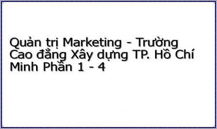 Quản trị Marketing - Trường Cao đẳng Xây dựng TP. Hồ Chí Minh Phần 1 - 4