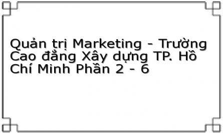 Quản trị Marketing - Trường Cao đẳng Xây dựng TP. Hồ Chí Minh Phần 2 - 6