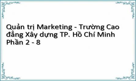 Quản trị Marketing - Trường Cao đẳng Xây dựng TP. Hồ Chí Minh Phần 2 - 8