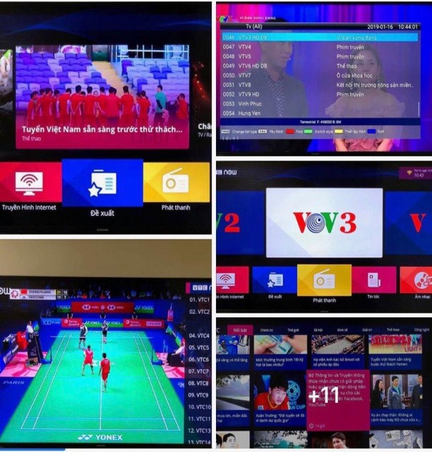 Hình 11 Hình ảnh từ bộ đầu thu VTC Now hybrid 01 Năm 2018 t ng Doanh thu của Đài 6