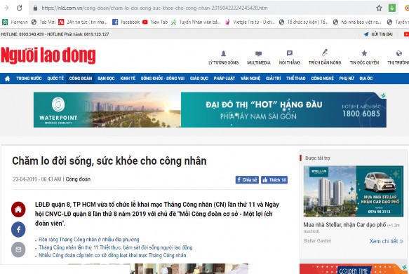 Về bảo hộ lao động Về sinh hoạt văn hóa và đời sống tinh thần công nhân 8