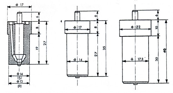 Hình 2 7 Kích thước vòi phun loại đót kín tia hở 2