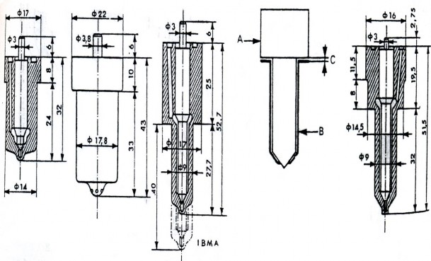 Hình 2 7 Kích thước vòi phun loại đót kín tia hở 3