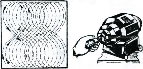 Rà mặt phẳng theo hình số 8 Xoáy kim trên máy xoáy Súc rửa bên trong và ngoài 1