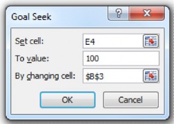 Hình 1 1 Lưu ý Khi thiết lập một bảng tính để sử dụng Goal Seek thường 1