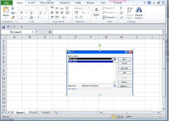 Hình 6 2 6 Nhấp Run kết quả như sau Hình 6 3 3 Quản lý Macro Nhằm tạo điều 1
