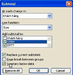 Hình 2 1 Giải thích các thành phần trong hộp thoại Hộp At each change in Nhấp 1