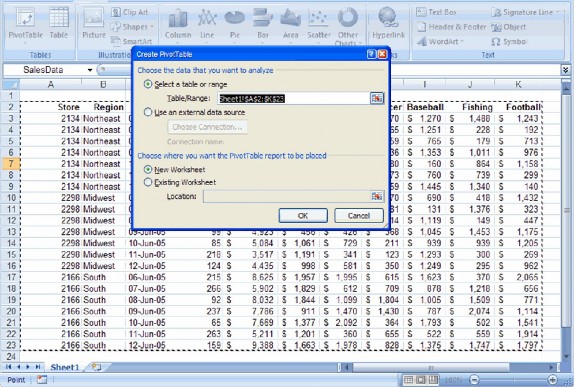 Hình 2 9 Trong hộp thoại này địa chỉ của dãy ô chứa dữ liệu A2 K44 đã 3