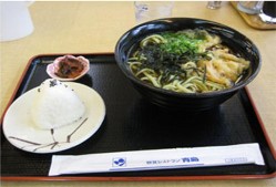 Mì Udon là những sợi mì nhỏ có màu trắng được làm từ bột muối và nước 3