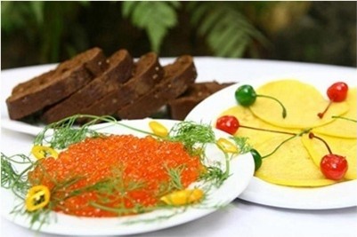 Hình 88 Bánh mặt trời với trứng cá hồi món ăn không thể thiếu trong các dịp 1