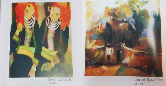 Những tác phẩm tại Triển lãm Mĩ thuật chào mừng Festival Trà Thái Nguyên 20 11 7