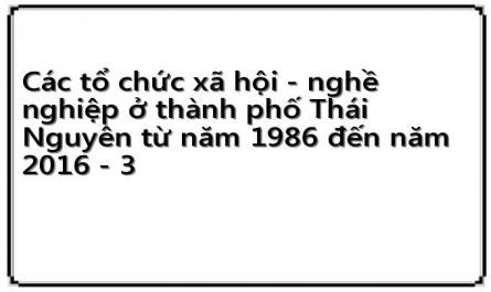 Kinh Tế, Xã Hội Thành Phố Thái Nguyên Trước Năm 1986