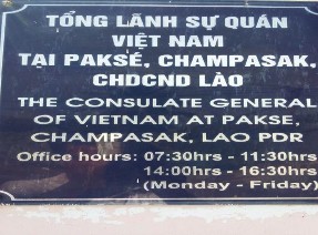 Hình 21 22 Tổng Lãnh Sự Quán Việt Nam Tại huyển Pakse tỉnh Champasak tác giả 9