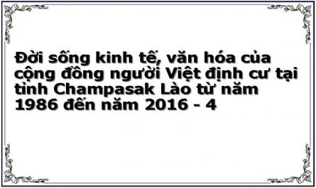 Thống Kê Số Người Việt Nam Nhập Cảnh Tại Champasak Từ Năm (2011 - 2016)