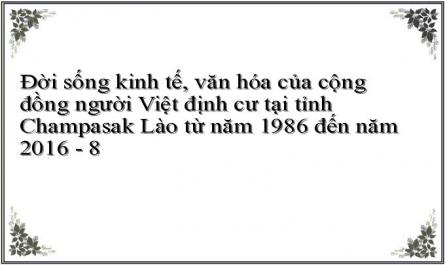 Thống Kê Phụ Nữ Việt Nam Kết Hôn Với Người Lào (1975 - 1995)