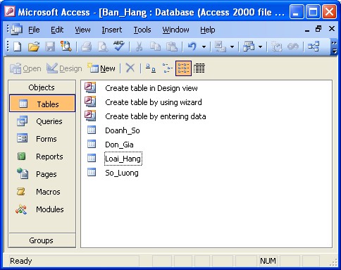  Chọn Reports và New ta có hộp thoại  Chọn Report Wizard bảng SoLuong và OK ta 1