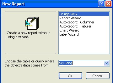  Chọn Design View bảng So Luong và OK đồng thời mở Toolbox ta có Trình tự 15