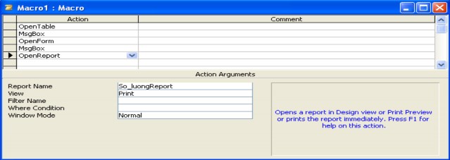Macro MsgBox cho ta một hộp thoại và hiển thị một thông báo 7 6 Một số Macro cơ 11