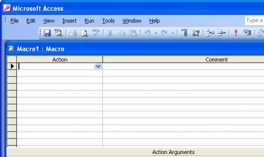 7 3 2 Tạo một Macro đơn giản  Kích vào mũi tên xuống ở cột Action ta thấy 5