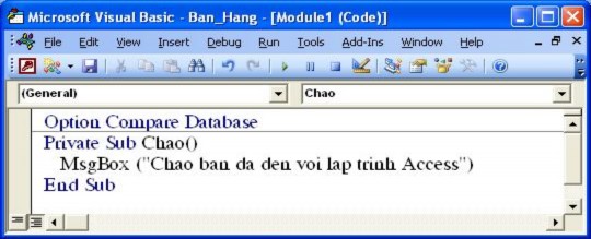 Bước 3 C hạy chương trình Chọn Run Run Sub hoặc kích nút như hình sau Sau khi 2