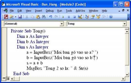 Khi chạy chương trình máy yêu cầu bạn gõ từ bàn phím giá trị a như giao diện 5