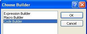  Chọn Code Builder và chọn OK một thủ tục sự kiện xuất hiện  Soạn thủ 13