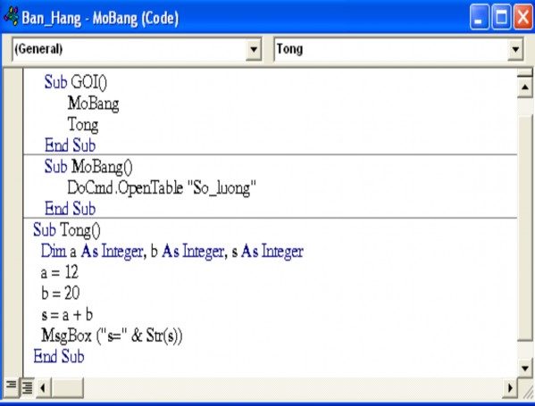 Nếu các bạn thay đổi trật tự các thủ tục đó nh ư hình sau Thì có còn đúng 17