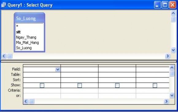 Đến đây bạn cần làm tiếp những việc  Ở dòng Field hãy đưa các tên 18