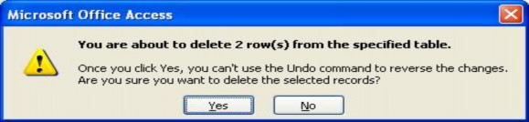  Xác nhận Yes Access sẽ xoá đi hai bản ghi kết quả c òn lại như sau 3 Ghép 17