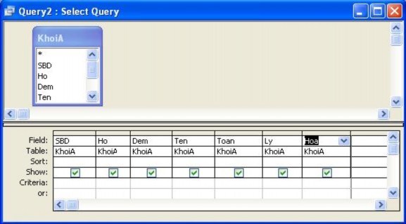  Chọn Query Append Query ta có hộp thoại  Gõ tên bảng cần nối vào ở đây 21