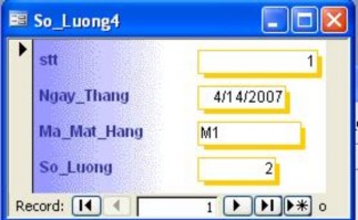 Chọn File Save để cất Form này Đến đây ta có thể dịch chuyển trong Form để 4