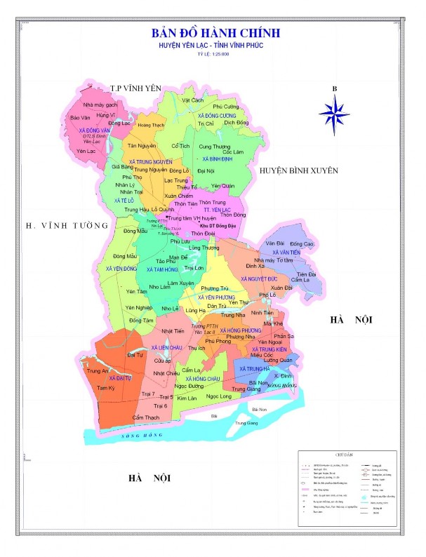 H4 Bản đồ hành chính huyện Yên Lạc ngày nay Nguồn Cổng thông tin điện tử 3