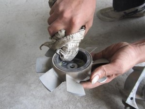 Làm sạch nam châm điện bằng giẻ lau giẻ lau nén Làm sạch cuộn dây phát điện 10