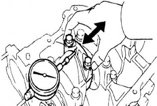 141 Lắp đầu to thanh truyền và thanh truyền vào trụckhuỷu Dùng đồng hồ so 4