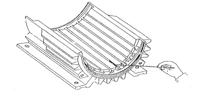 Bước 3 Đo kích thước rãnh cắt và lót giấy cách điện rãnh Đo kích thước 7