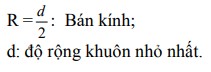 Xác định chu vi khuôn quấn CV 2h d Yêu cầu kỹ thuật đối với khuôn quấn 6