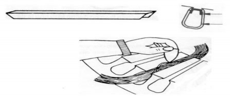 Hình 4 24 Chải dây và đặt miếng lót Vuốt lại hai đầu dây của bối dây và 15