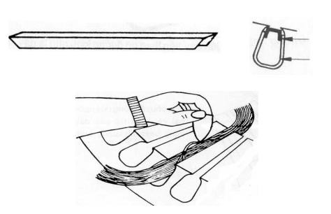 Vuốt lại hai đầu dây của bối dây và cạnh tác dụng còn lại rồi đưa cạnh 20